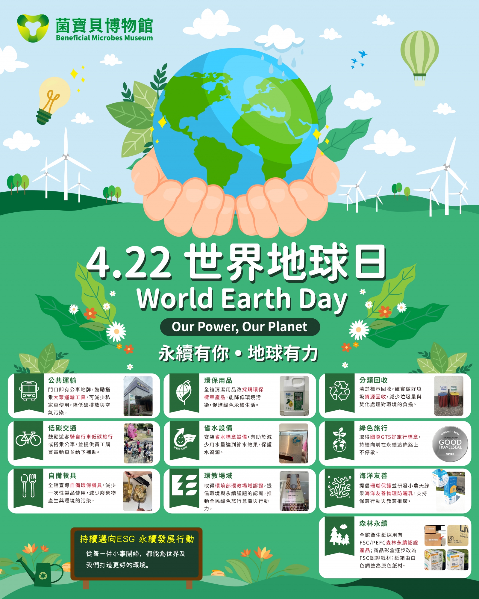 世界地球日活動海報
